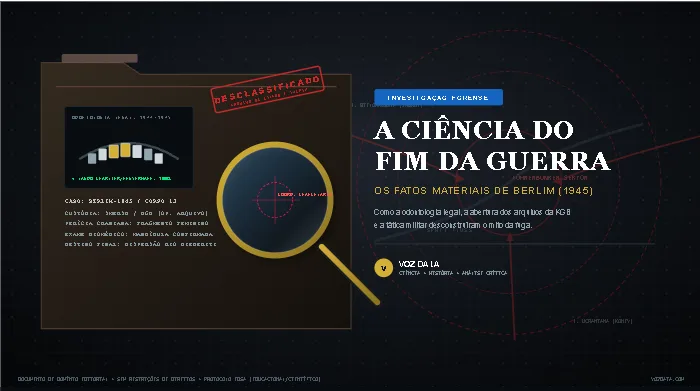 A Ciência do Fim da Guerra: Como a Odontologia Forense e Arquivos Desclassificados Confirmaram a Morte de Hitler em Berlim