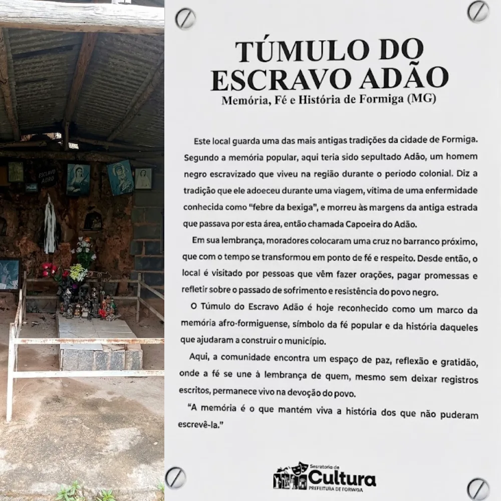 Túmulo do Escravo Adão: Fé e Memória